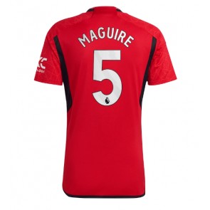 Manchester United Harry Maguire #5 Hjemmebanetrøje 2023-24 Kort ærmer